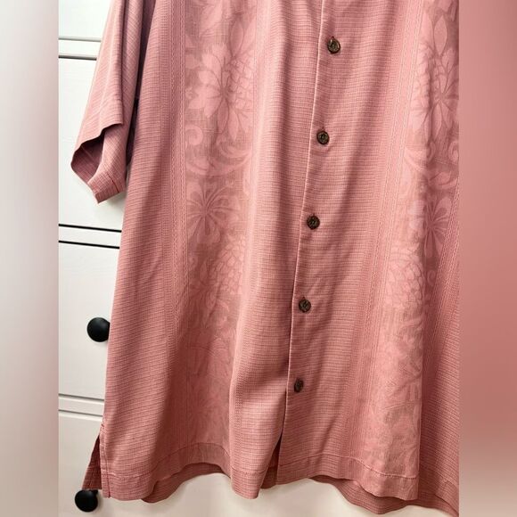 Tommy Bahama 100% silk men’s Summer Shirt size M Sleeve Button Down Hawaii - Picture 10 of 14